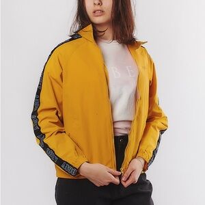 Obey Worldwide cropped zip up jacket